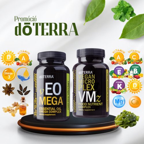 dōTERRA Vegan Microplex VMz Táplálékkiegészítő +dōTERRA Vegan vEO Mega™ Táplálékkiegészítő halolajjal