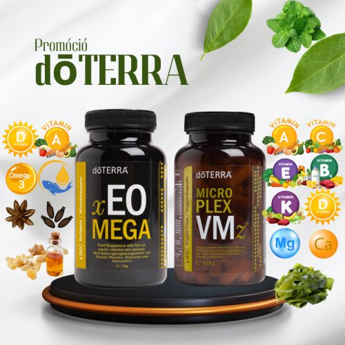 dōTERRA Microplex VMz Táplálékkiegészítő +dōTERRA xEO Mega™ Táplálékkiegészítő halolajjal